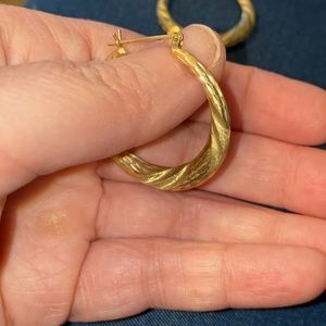 10k gold hoop earrings